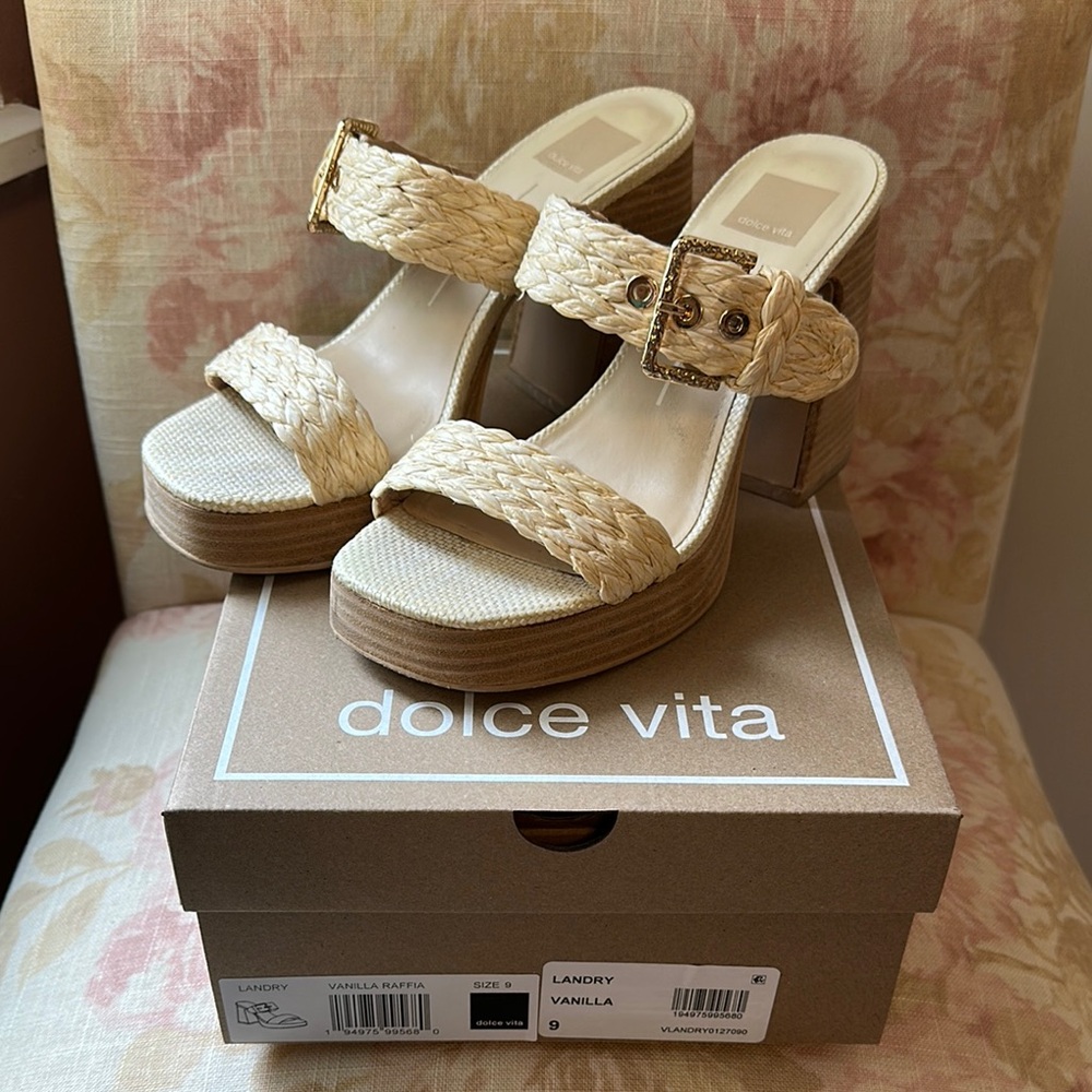 Dolce Vita Landry Platform Sandal Size 9